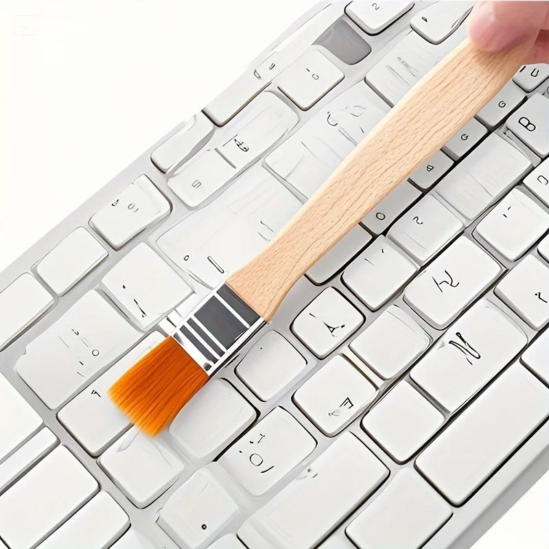 20pcs Nylon Bristle Brush Set includes large, medium, and small brushes for oil painting, BBQ use, art projects, cleaning, and DIY work. Durable nylon bristles with comfortable handles for smooth and easy use.
