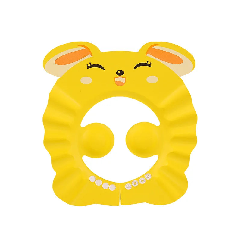 Baby Shower Soft Cap is designed to protect kids’ eyes and ears during hair washing and bathing. Soft, adjustable, and comfortable design helps make shampoo time safer and more enjoyable for children.