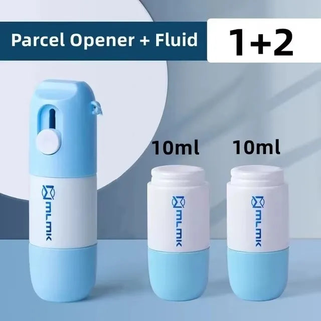 Thermal Paper Correction Fluid is a useful tool for hiding personal information on receipts and thermal paper. It also includes a small unboxing knife for opening packages easily. Durable and easy to use for privacy protectio