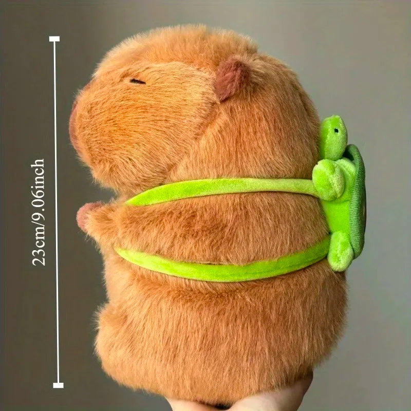 20cm Capybara Plush Toy Hamburger Shape - Cute Animal Gift Soft Capybara Toy for All Ages Ideal Holiday Present