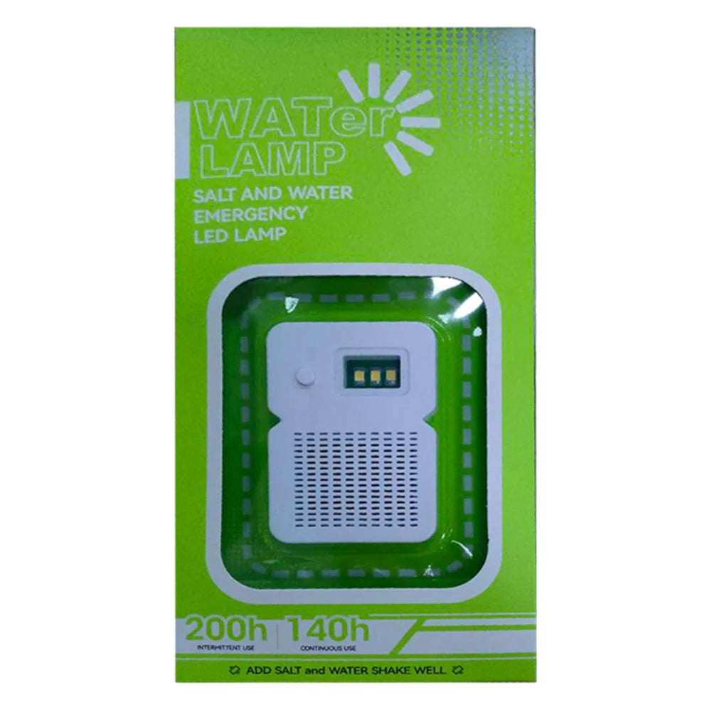 Portable Camping Lamp Salt Water LED Emergency Lamp for Outdoor Camping Night Fishing Lamp Energy Saving Lamp Travel Supplies