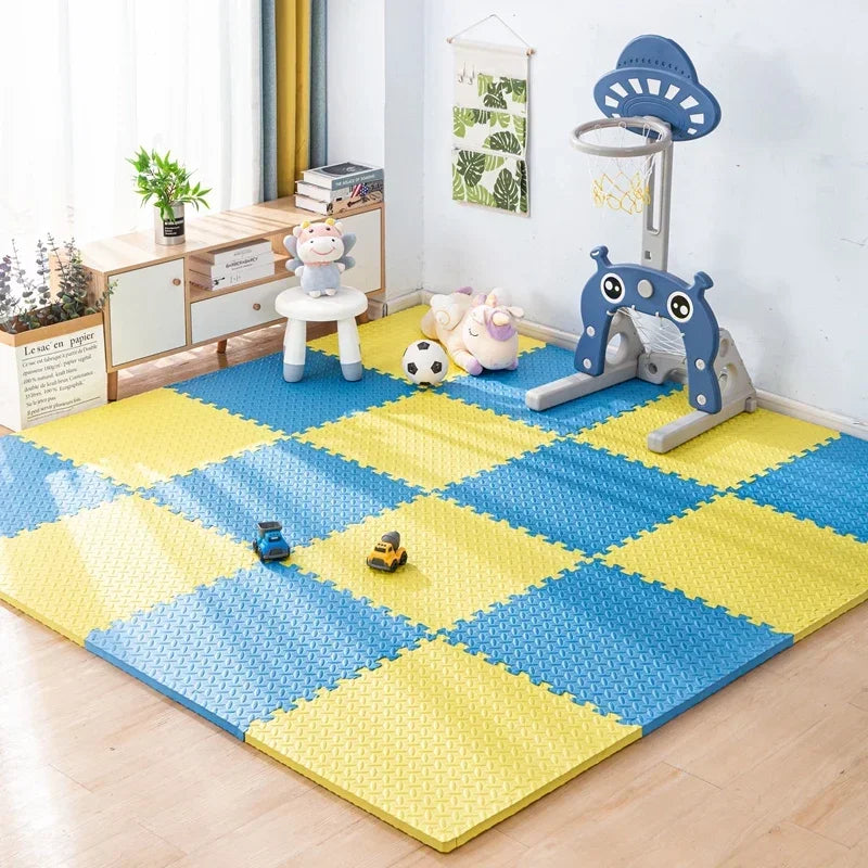 8/16PCS Foam Play Mat for Baby – Interlocking Puzzle Floor Carpet for Crawling & Exercise