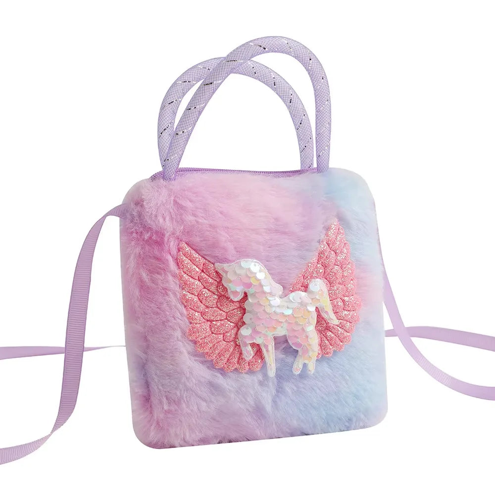 Cute Cartoon Mini Unicorn Handbags For Little Girls