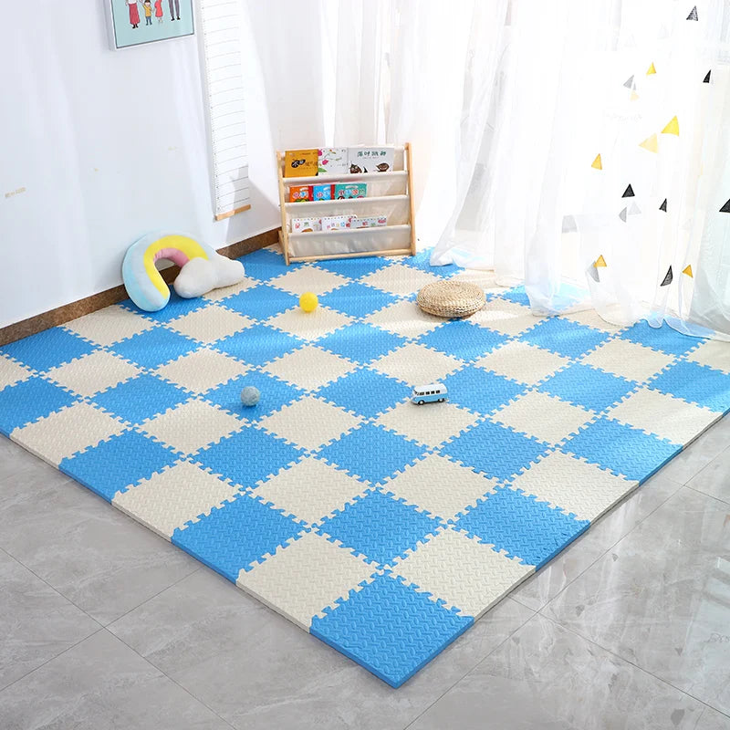 EVA Interlocking Foam Fitness Mat 4–20PCS – Non-Slip Home Gym & Kids Floor Tiles