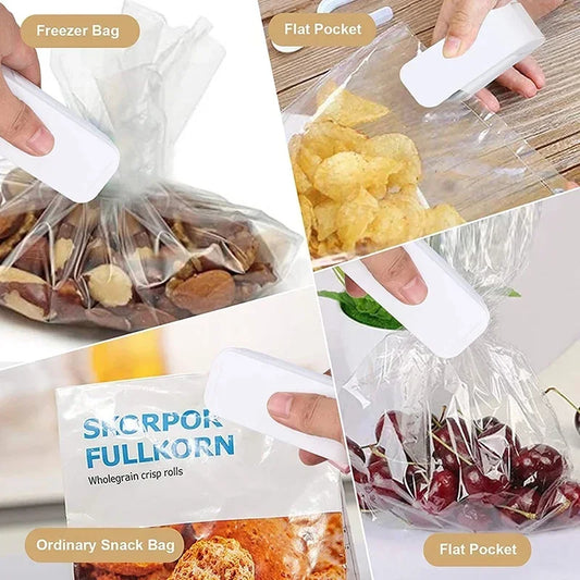 Mini Heat Bag Sealing Machine – Portable Food Bag Sealer for Fresh Food Storage