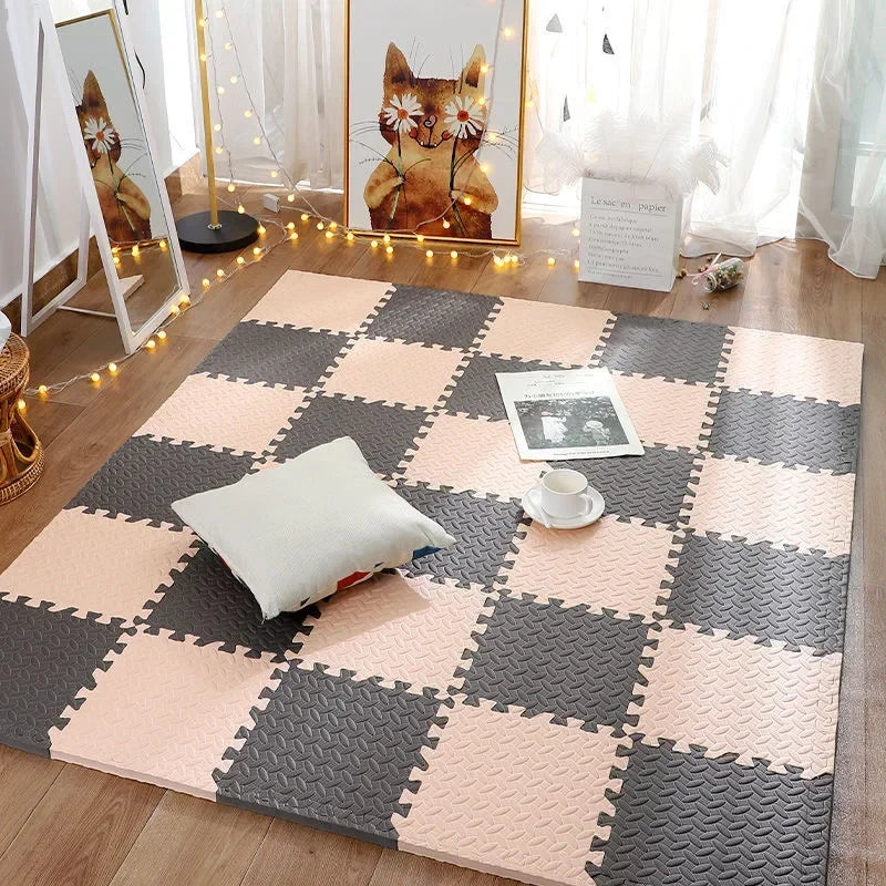 8/16PCS Foam Play Mat for Baby – Interlocking Puzzle Floor Carpet for Crawling & Exercise