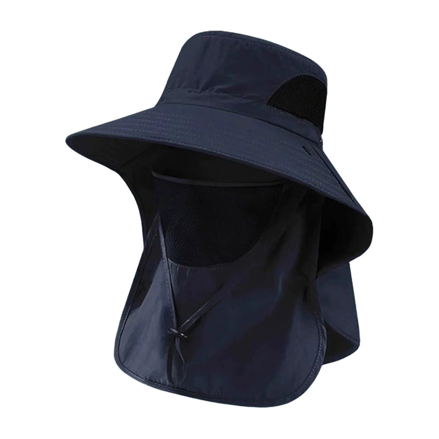 Sun Fishing Hat for women features a wide brim and neck cover for extra sun protection. Breathable and lightweight design helps protect from UV rays during travel, beach trips, fishing, and outdoor activities.