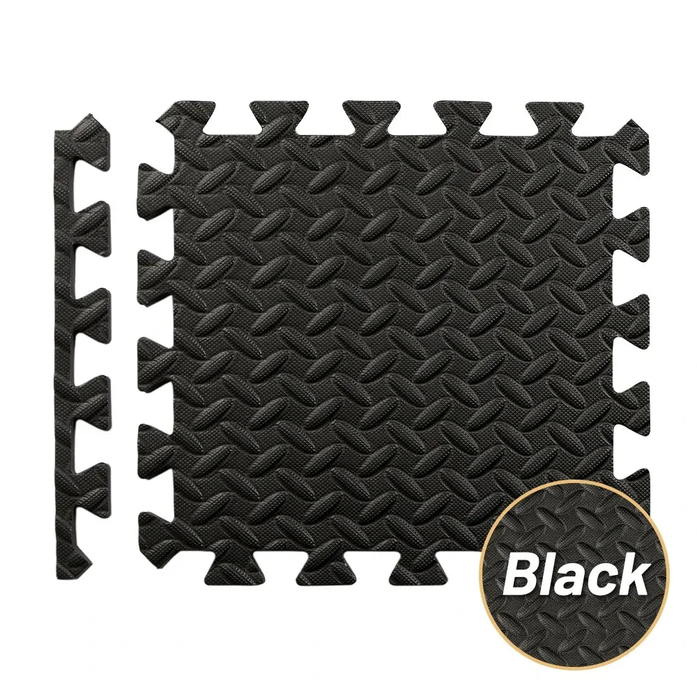 EVA Interlocking Foam Fitness Mat 4–20PCS – Non-Slip Home Gym & Kids Floor Tiles
