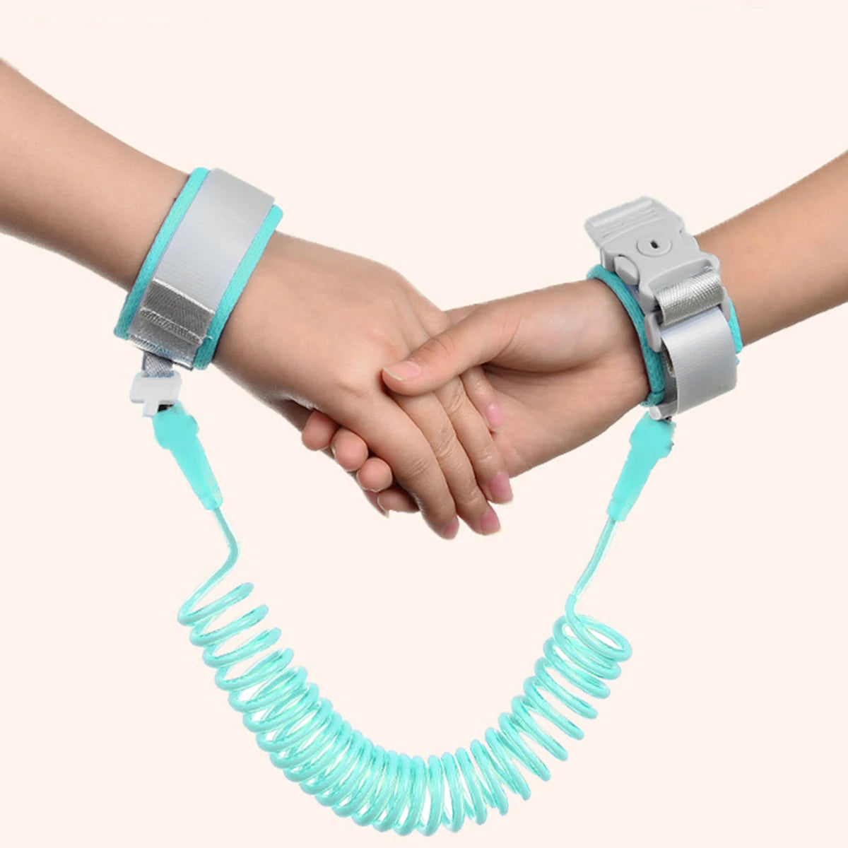Child Safety Harness Leash helps keep toddlers and kids safe in crowded places. Adjustable wristband and traction rope design provides comfort, security, and anti-lost protection during travel, shopping, and outdoor activitie
