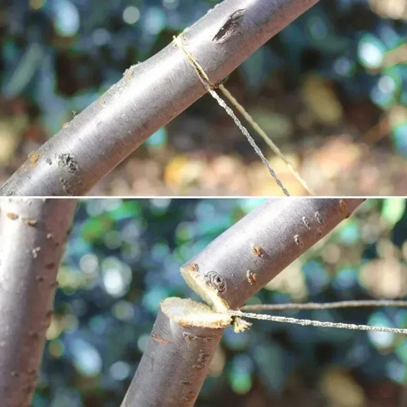 1pc Stainless Steel Wire Saw with leather cover is a compact survival tool for camping, hiking, and outdoor adventures. Strong and lightweight design helps cut wood, plastic, and small branches easily during emergency or wild