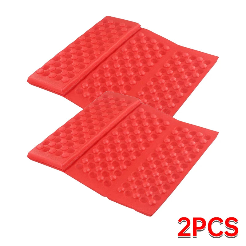 Portable Mini Waterproof Foam Mat is lightweight, foldable, and comfortable for camping, hiking, fishing, and outdoor activities. It can be used as a seat cushion or kneeling mat to keep you clean and comfortable anywhere.