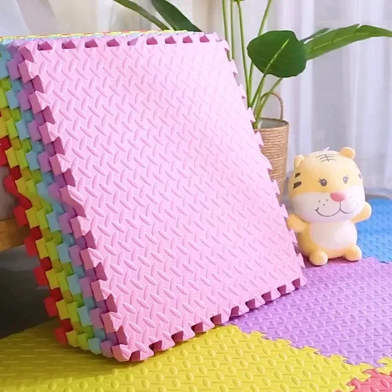 8/16PCS Foam Play Mat for Baby – Interlocking Puzzle Floor Carpet for Crawling & Exercise