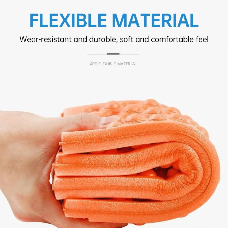 Portable Mini Waterproof Foam Mat is lightweight, foldable, and comfortable for camping, hiking, fishing, and outdoor activities. It can be used as a seat cushion or kneeling mat to keep you clean and comfortable anywhere.