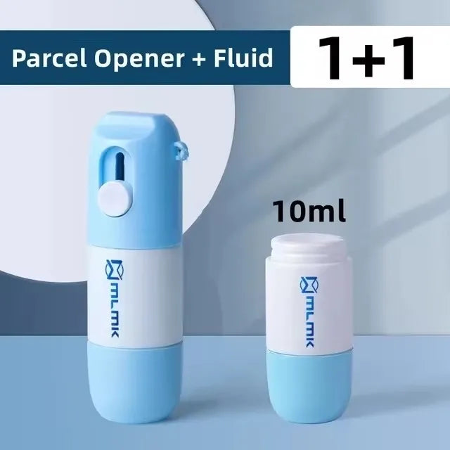 Thermal Paper Correction Fluid is a useful tool for hiding personal information on receipts and thermal paper. It also includes a small unboxing knife for opening packages easily. Durable and easy to use for privacy protectio
