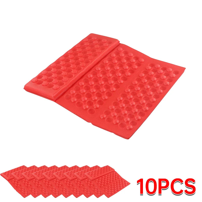 Portable Mini Waterproof Foam Mat is lightweight, foldable, and comfortable for camping, hiking, fishing, and outdoor activities. It can be used as a seat cushion or kneeling mat to keep you clean and comfortable anywhere.