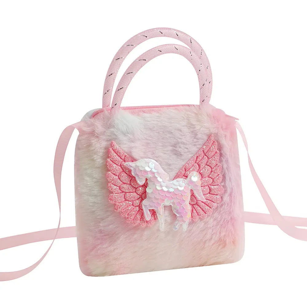 Cute Cartoon Mini Unicorn Handbags For Little Girls