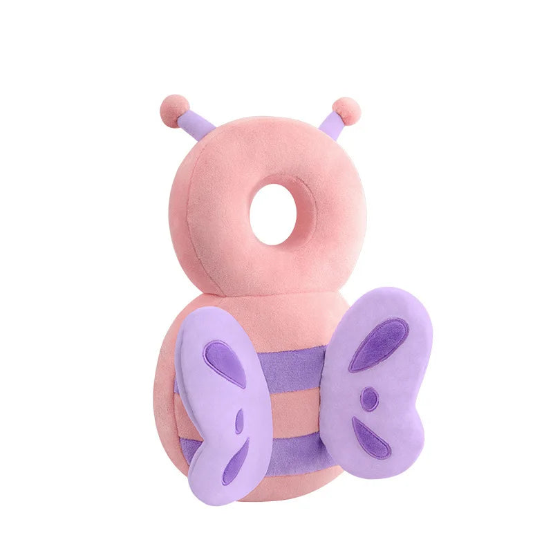Cartoon Baby Head Protection Pillow Backpack – Soft Newborn & Toddler Safety Cushion Pad