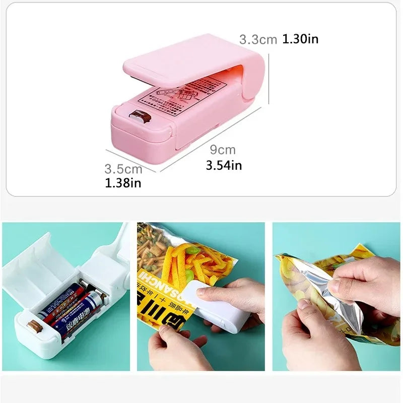 Mini Heat Bag Sealing Machine – Portable Food Bag Sealer for Fresh Food Storage