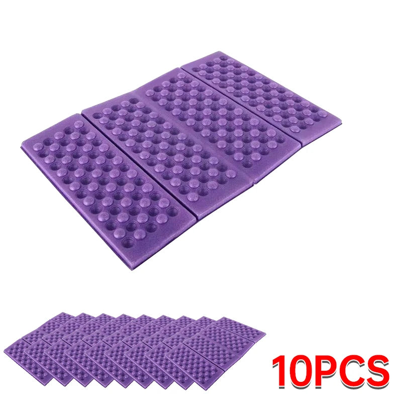 Portable Mini Waterproof Foam Mat is lightweight, foldable, and comfortable for camping, hiking, fishing, and outdoor activities. It can be used as a seat cushion or kneeling mat to keep you clean and comfortable anywhere.