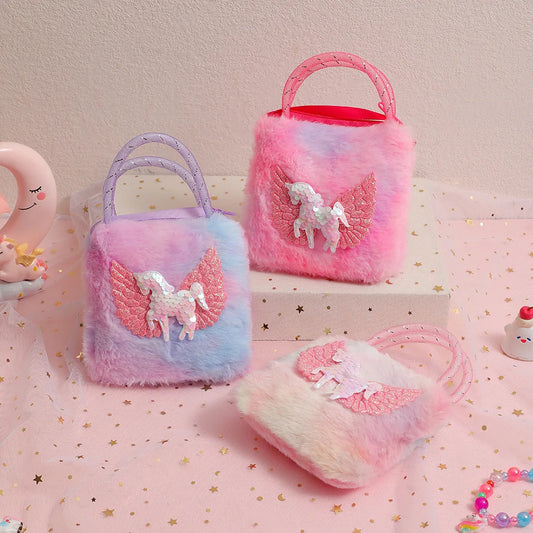 Cute Cartoon Mini Unicorn Handbags For Little Girls