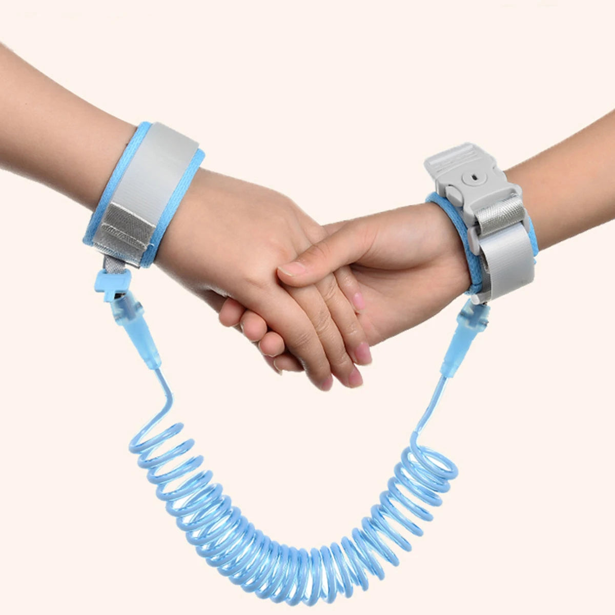 Child Safety Harness Leash helps keep toddlers and kids safe in crowded places. Adjustable wristband and traction rope design provides comfort, security, and anti-lost protection during travel, shopping, and outdoor activitie