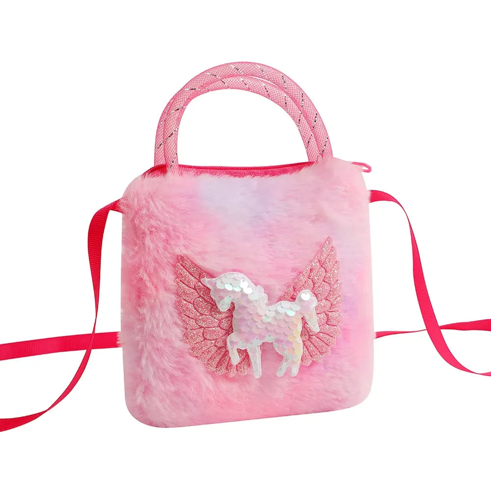 Cute Cartoon Mini Unicorn Handbags For Little Girls