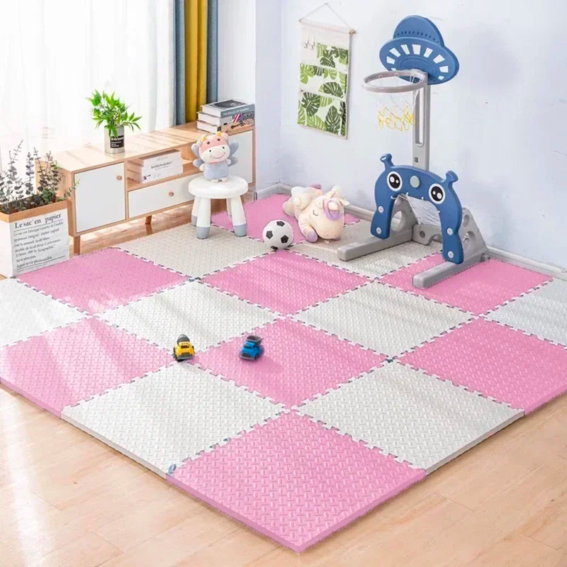 8/16PCS Foam Play Mat for Baby – Interlocking Puzzle Floor Carpet for Crawling & Exercise