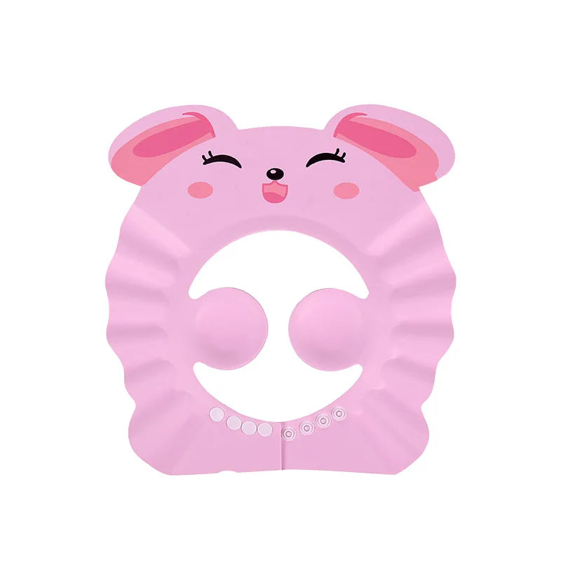 Baby Shower Soft Cap is designed to protect kids’ eyes and ears during hair washing and bathing. Soft, adjustable, and comfortable design helps make shampoo time safer and more enjoyable for children.